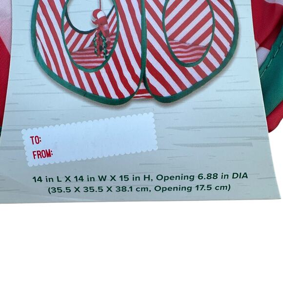 Merry & Bright Pop Up Cat Tent Red White Stripe Catnip Cat Toy Hide And Seek New - Picture 4 of 4